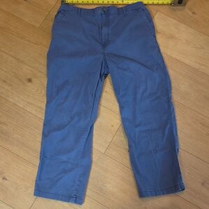Women''s Blue G H Bass Casual Crop Pants
